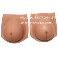 Cuirasses artificielles personnalisables pour femmes enceintes, faux ventre en Silicone, modèle de grossesse, ventre léger pour mère, vente en gros 3