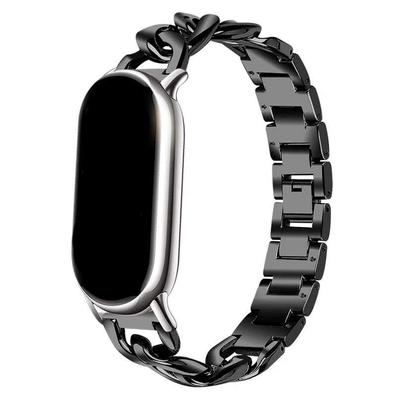 سوار من الفولاذ المقاوم للصدأ لـ Xiaomi mi band 9/...