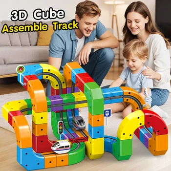 Magical 3D Track Train Building Set 1