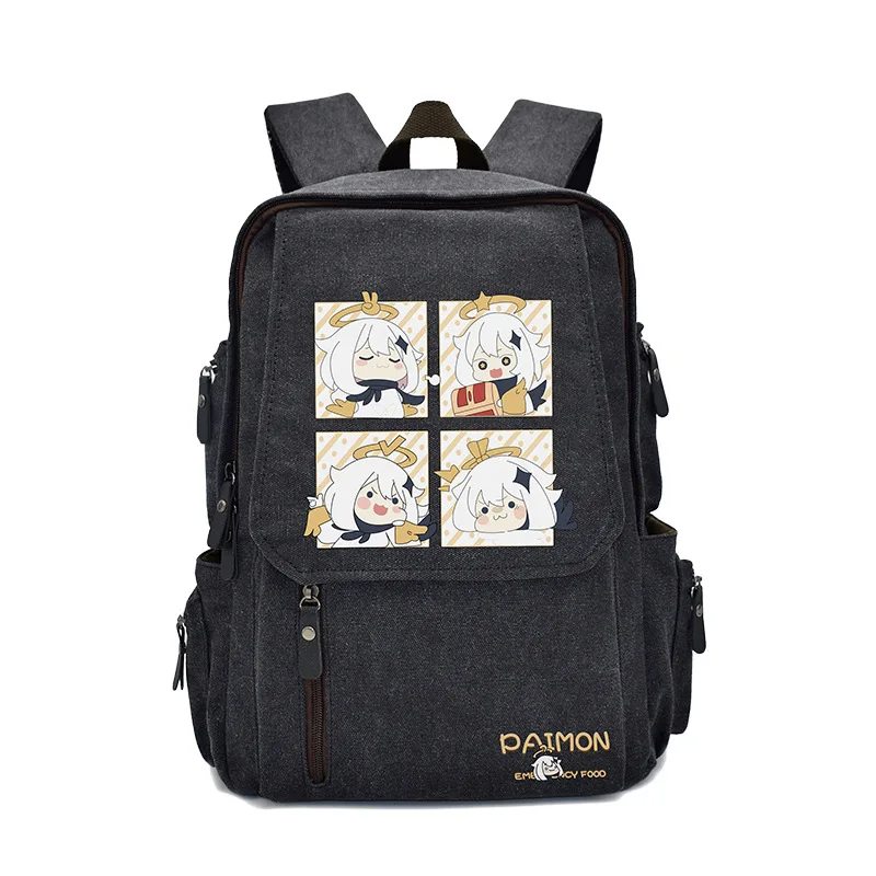 Genshin Impact Anime Backpack – Unisex School Bag & Gift for Fans