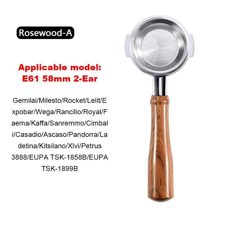 58 مللي متر آذان اثنين القهوة Portafilter عارية ل...