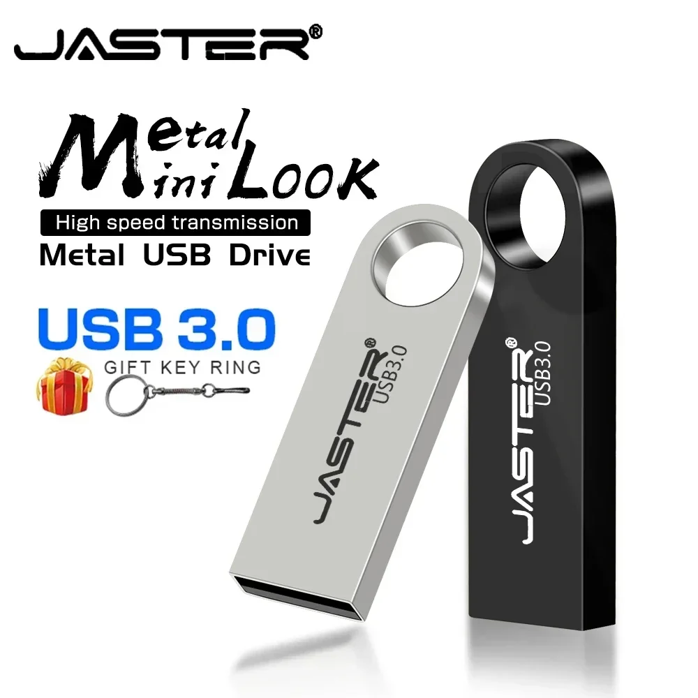 USB Flash Drive JASTER Metall USB 3,0 128GB 64GB 32GB 16GB 8GB Flash-Disk Pen drive Memory Stick
