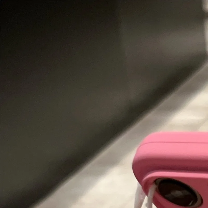Liquid Silicone Magnetic Ring Stand Holder Case with Metal Support