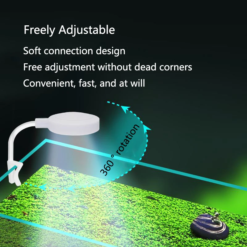 3W 5V USB Aquarium Light LED Waterproof Fish Tank Lighting Underwater Fish Lamp Aquariums Decor Plant Lamp Mini fish tank light aquarium light aquarium lamp