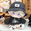 20cm No Attribute Demon Cat Kawaii Cool Handsome Boy Hoodie Hat Costume Set Plush Doll Change Clothes Outfit Cosplay Xmas Gift 1