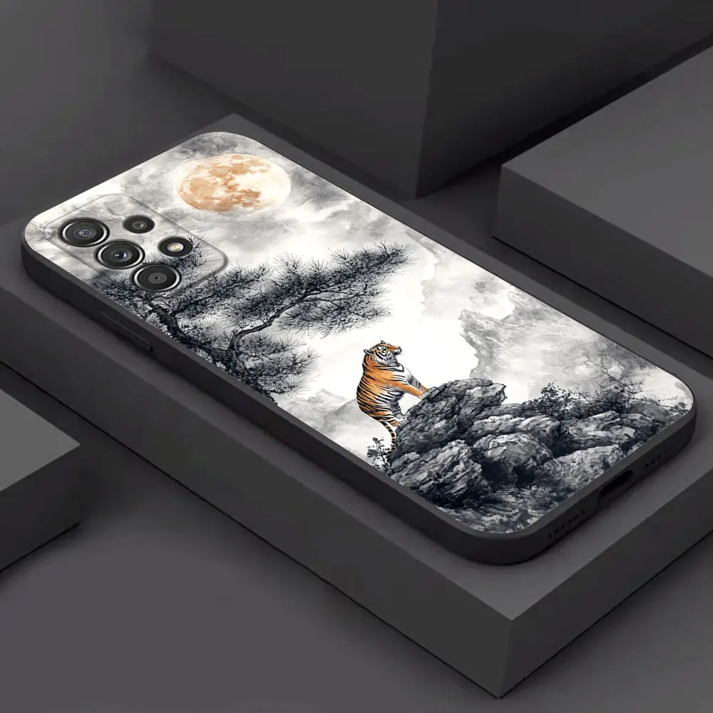 Tiger Design Soft Phone Case - Stylish and Protective
