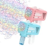 Children's Bubble Toy Dinosaur Bubble Gun Fully Automatic Bubble Toy Parent Child Interactive Game without Battery Bubble Water