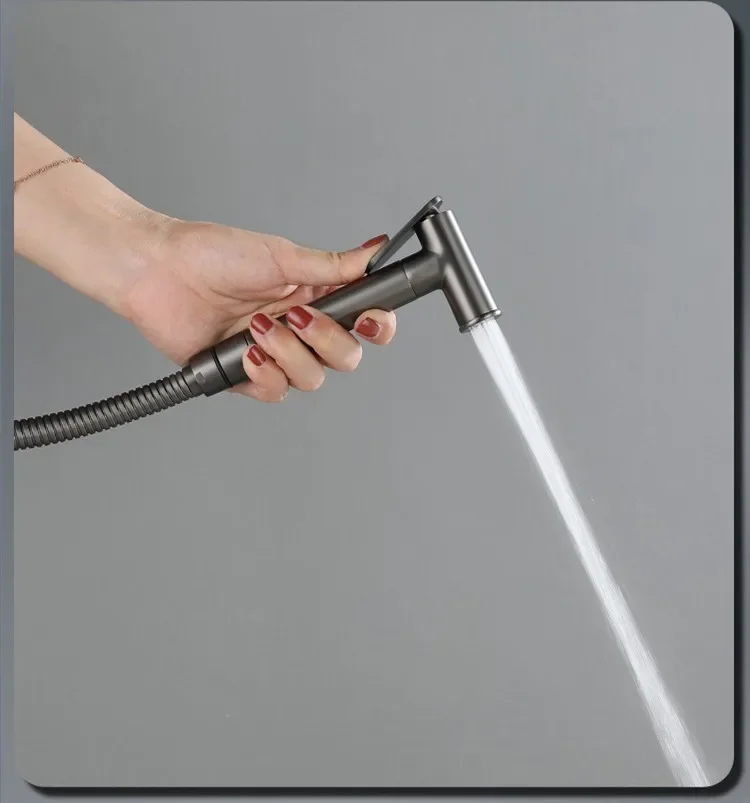 Description Picture 4 of itemToilet Bidets Sprayer Bathroom Accessories Cold And Hot Water Mixer Bidet Faucet Wall Mounted Rose Gold/Grey