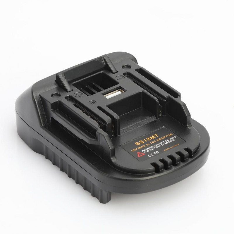 New BS18MT Battery Adapter Converter USB For Bosch 18V BAT619G/620 Batteries Convert To For Makita 18V BL 1860 Lithium Battery