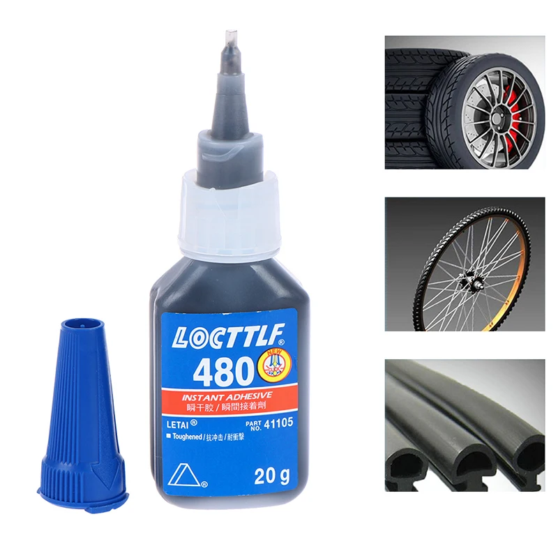 

Super Glue 480 For Car Rubber Repair Tire Glue Window Speaker Seal Tire Repair Glue