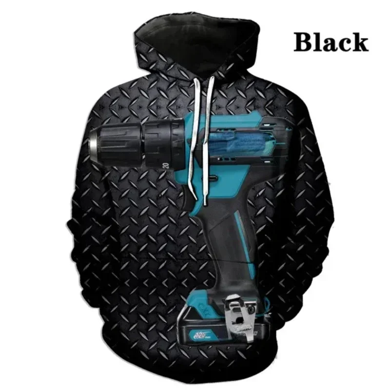 Beautiful Makita Tools Hooded Sweatshirt Casual Hoodie 3D Printed Hoodies Oversized Haikyuu Graphic Cosplay Men's Clothing