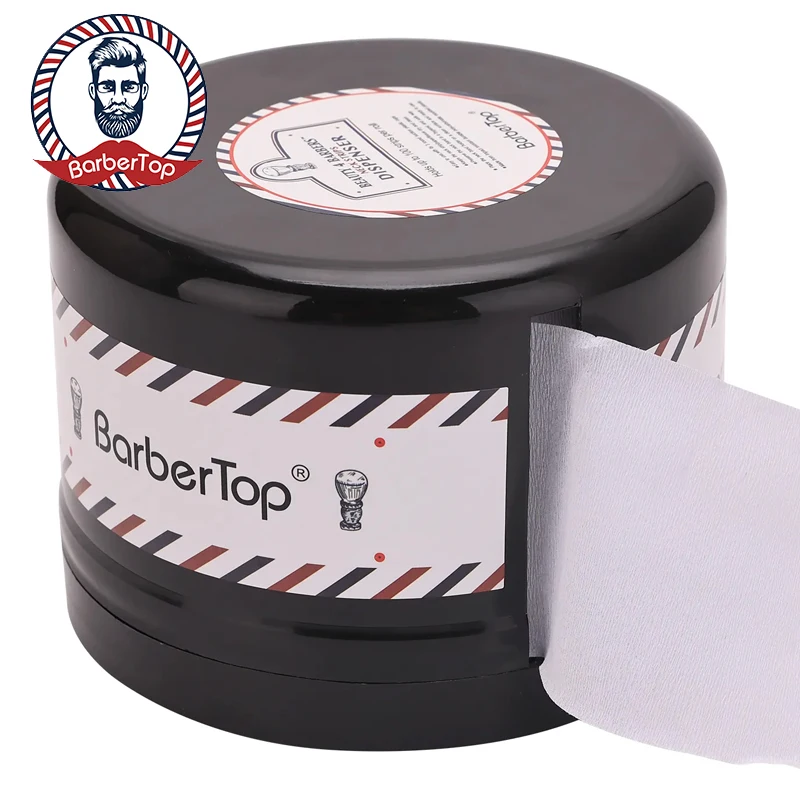 

Hair Neck Strip Paper Case Barber Neck Paper Roll Holder Disposable Tissue Collar Tape Box Hairdressing Accessories