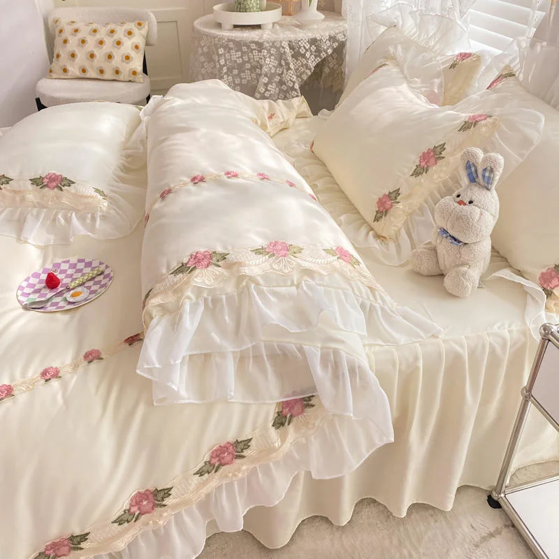 Modernes Bettlaken-Set Mit Geometrischem Muster – Für Doppelbett In Rosa, Weiß Und Schwarz, Inkl. Spannbettlaken, Bettlaken Und Kissenbezug