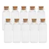 10pcs Small Cute Mini Cork Stopper Glass Bottles Vials Jars Containers Small Wishing Bottle Glass With Cork Stopper For Festival 1