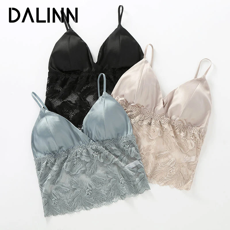Women's Lace Bra, 93%Real Silk 7%Spandex Underwear, Triangle Cup Comfortable Female Underwear, Thin padding Brassiere 2025 1