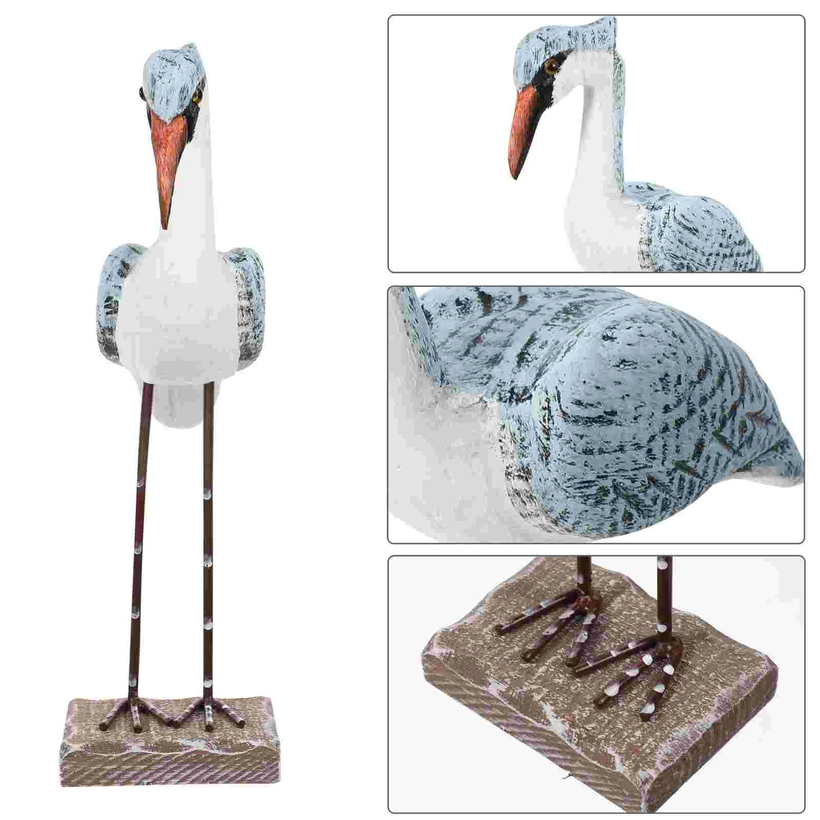 

Seagull Home Decoration Coastal Bird Statue Ornament Nautical Statues Dining Table