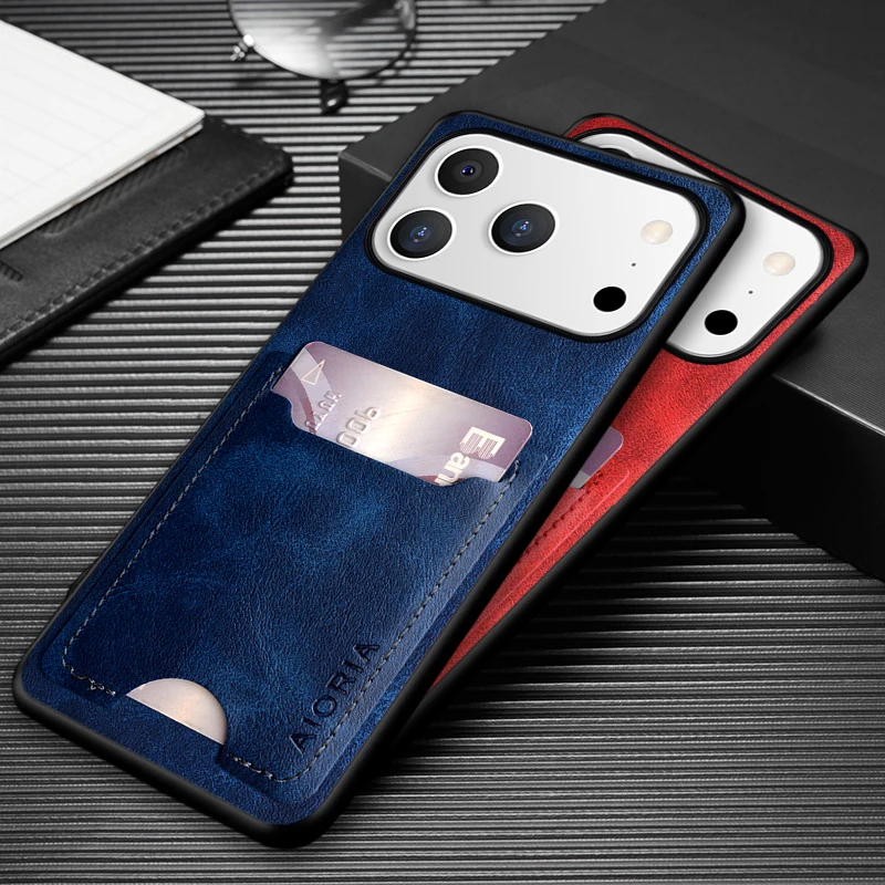 iPhone 17 Pro Max PU Leather Wallet Case 1