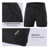 ARSUXEO Men's Running Shorts With Liner Exercise Workout Training 2 in 1 Zipper Pockets Jogging Fitness Trunks Dry Fit B211 3