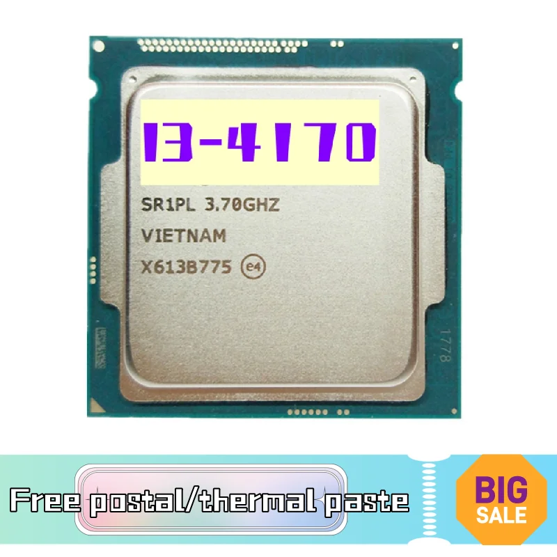 

Четырехъядерный процессор Core i3 4170 3,7 ГГц SR1PL LGA 1150