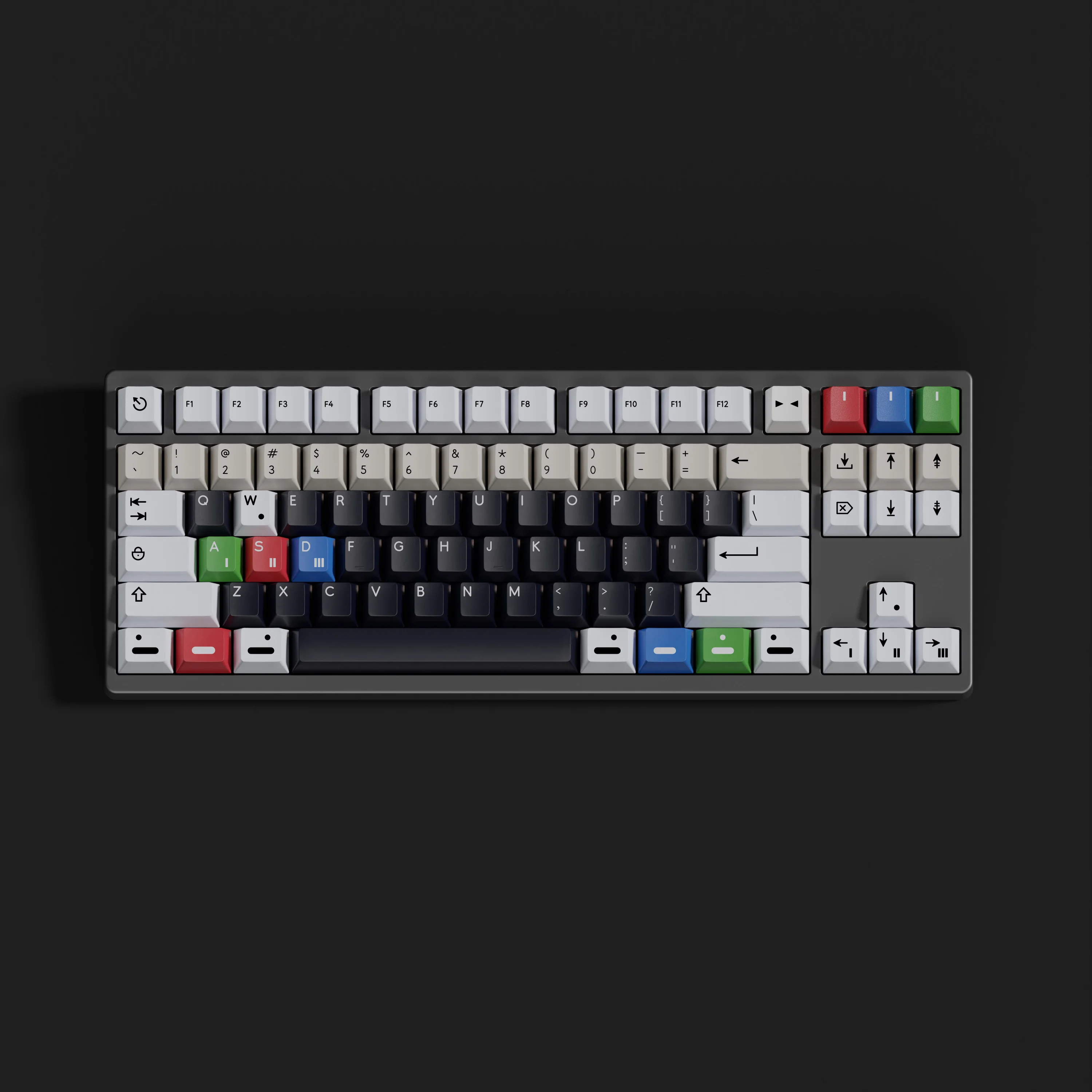 Keycap para Teclado Mecânico Personalizado Keycaps Split Space Ressonância r2 Pbt Dye Subbed Perfil Cherry Acessórios Gaming