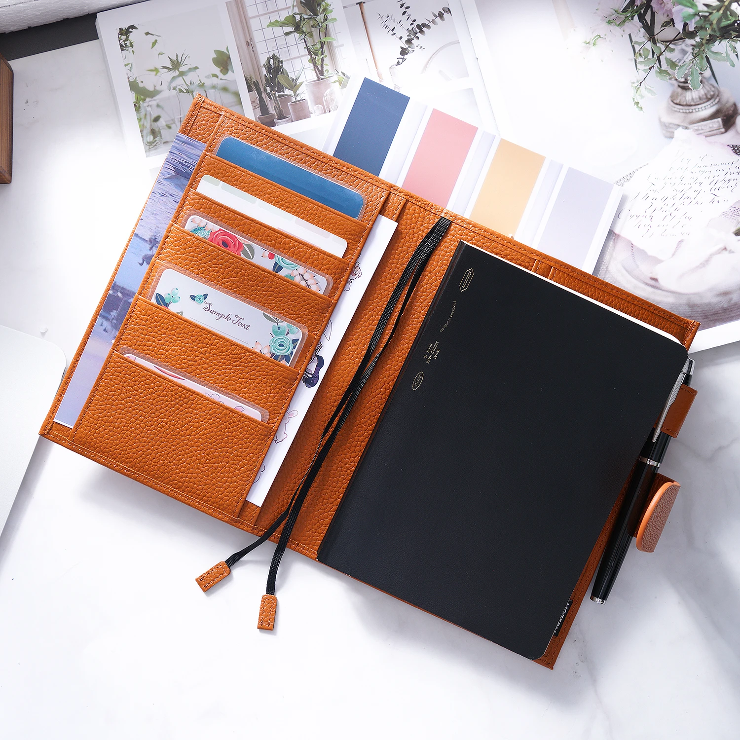 Special Defective Original A5+/ B6+ Size Cover for Hobonichi Stalogy Notebook Genuine Pebbled Grain Leather Planner Organizer 5