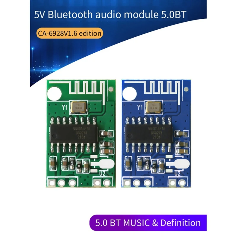 10 Pcs Bluetooth Module CA-6928 Bluetooth Audio Module 5V 5.0 BT Speaker Audio Amplifier Board