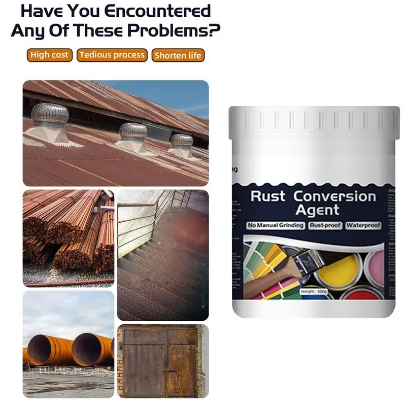 Rust Conversion Agent Waterproof Metal Anti-Rust Conversion Paint Rust Remover For Metal Anti-Rust Coating