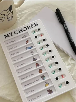 Bview Art 10 fogli vuoti di carta per la lista delle cose da fare Lavagna per appunti per adulti e bambini per promemoria di pianificazione