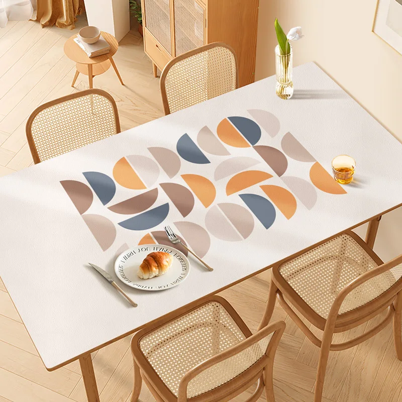 

AS1406 PVC tablecloth modern simple household fresh waterproof oil Nordic ins tablecloth tea table hotel table cloth