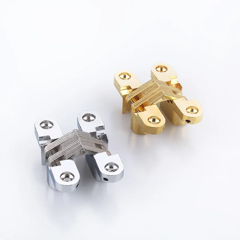 1PCS Hidden Hinges 8x42MM Cross Table Hidden Multi-specification Folding Hinge Folding Door Hinge