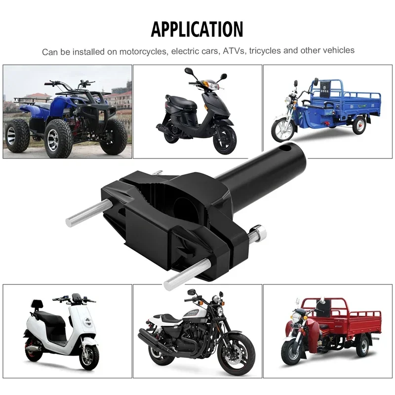 Universal Mount Bracket For Motorcycle Bumper Modified Headlight Stand Spotlight Extension Pole Frame Support Extension Bracket