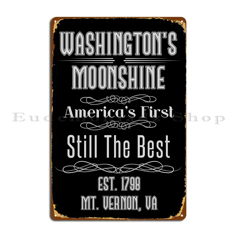 

Moonshine Джордж Вашингтон металлический знак кухонная стена индивидуальный дизайн стены оловянный знак плакат