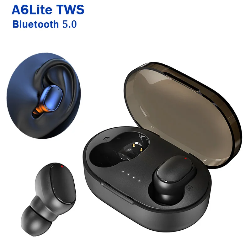 A6S A6Lite TWS Bluetooth-наушники Гарнитура Беспроводные наушники Шумоподавление