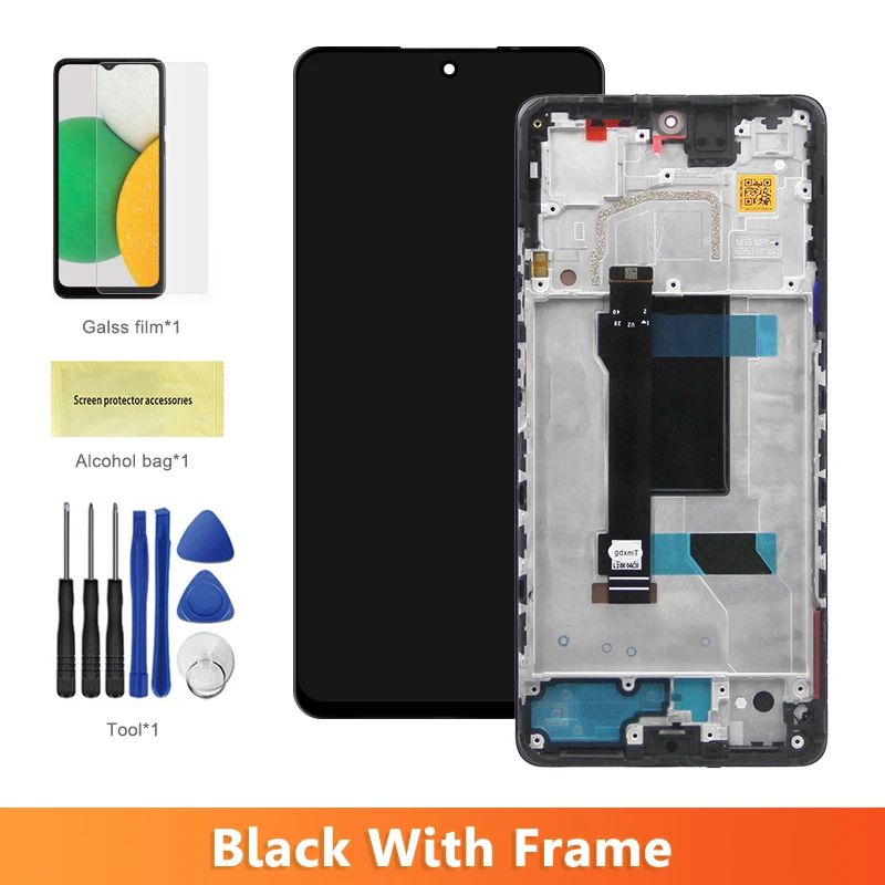 Schermo LCD CINQ TEQ Per Xiaomi Redmi Note 12 Pro 5G - Ricambio Con Kit Riparazione