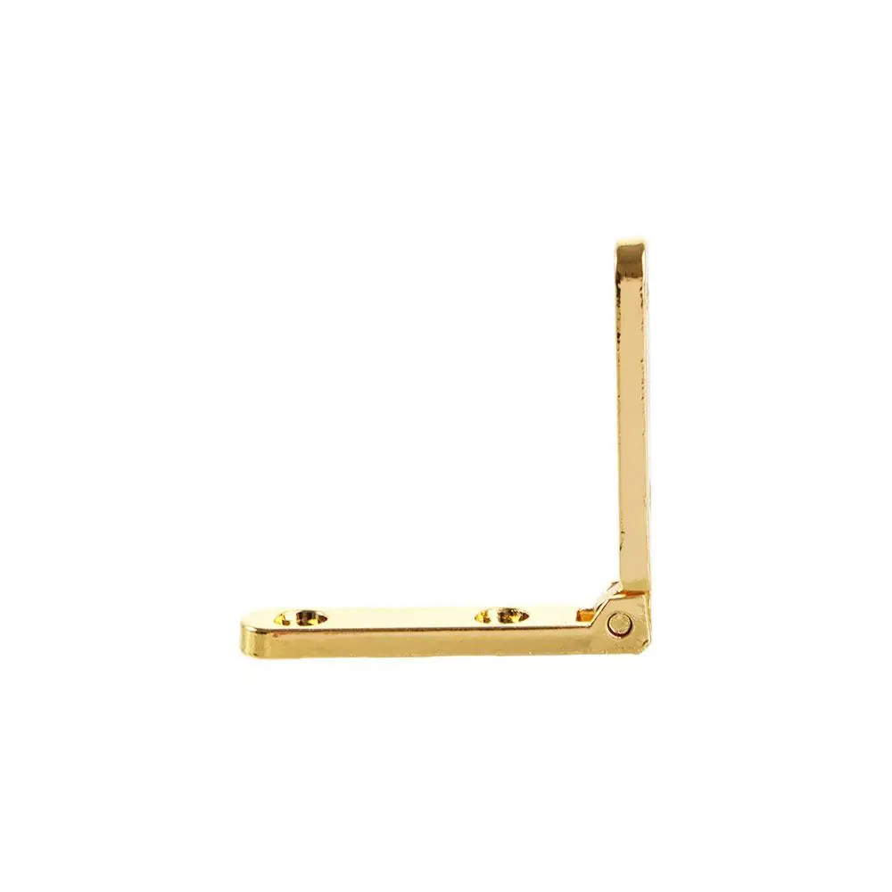90 Degree Hinges Zinc Alloy Seven-letter Spring Hinge for Wooden Box Gift Wine Jewellery Case Cabinet Furniture Hardware