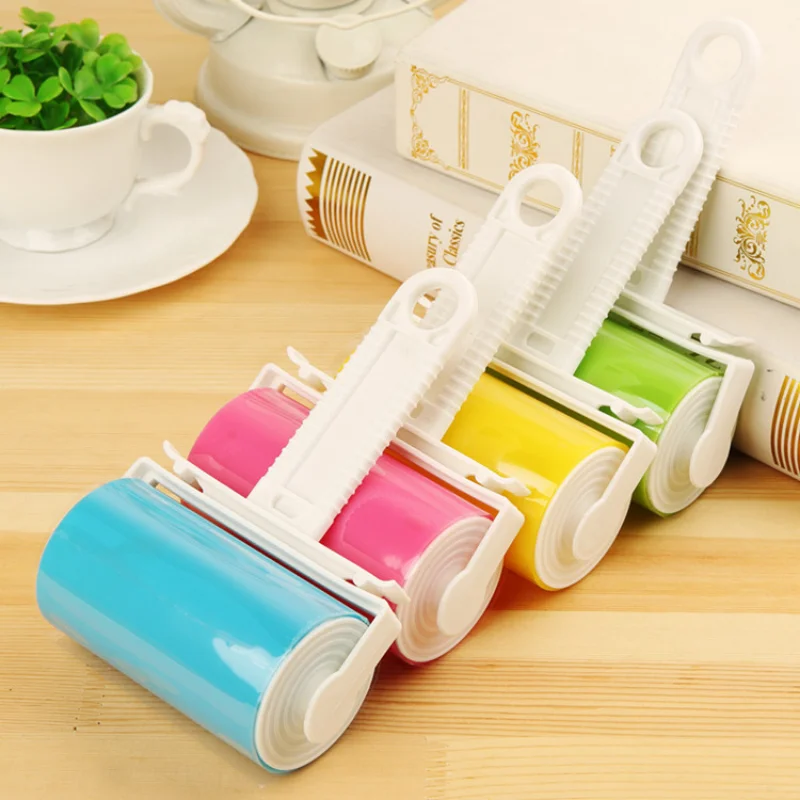 

Colorful Hot Remover Washable Brush Fluff Cleaner Sticky Picker Lint Roller Carpet Dust Pet Litter Supplies