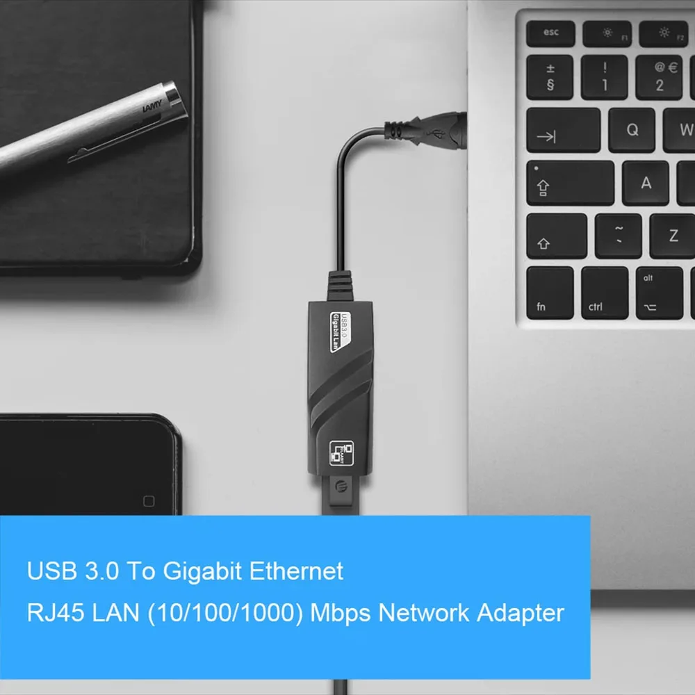 USB TypeC To Rj45 Lan Ethernet Adapter 10/100/1000Mbps USB 3.0 RTL8153 Network Card For PC Macbook Windows Laptop