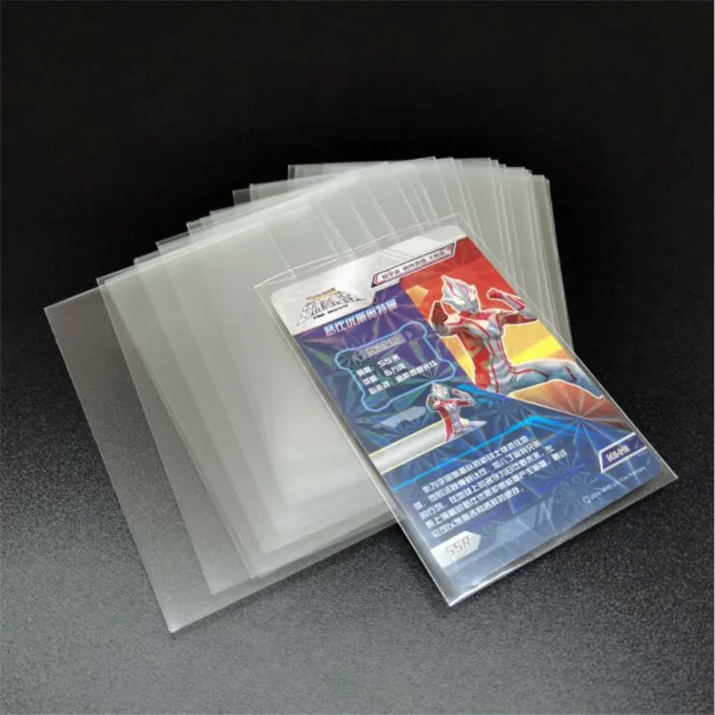 Transprant Card Cover Protective Holder 100pcs For Business Playing Desk Board Game ID Cards Photocard Holders