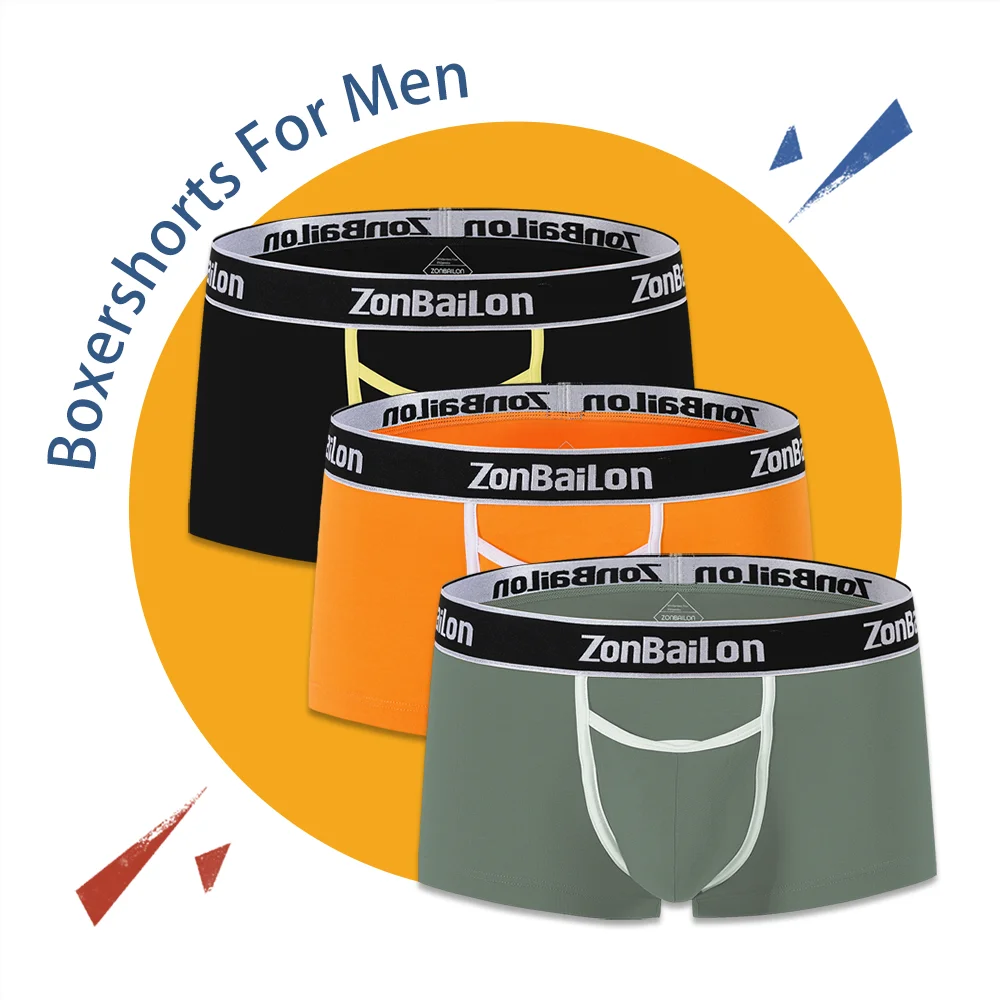 Bamboo Fiber Solid Color Sexy Man's Underwear Comfortable Soft Men Boxershorts Gift Male Boxer Shorts