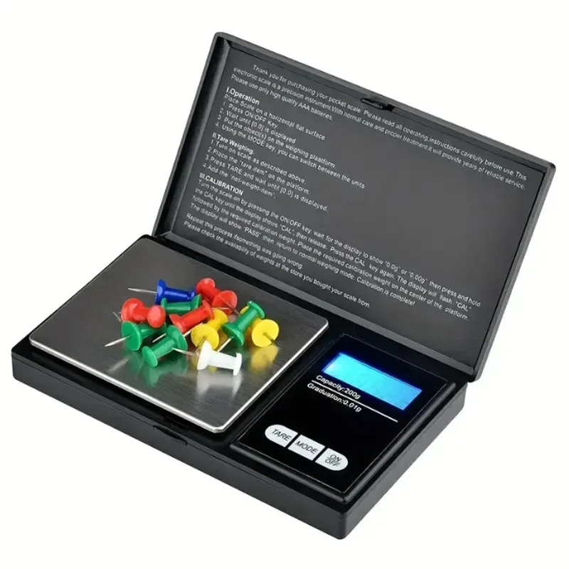 Jewelry Gram Weight LCD Mini Digital Scale with High Accuracy Backlight