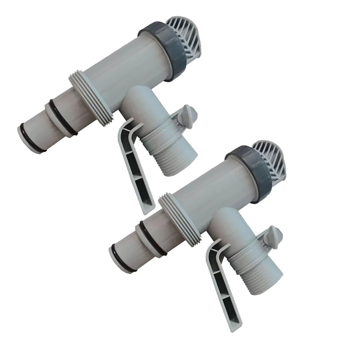 SEMOIC 2Pcs Replacement Plunger Valve with Brackets for Above Ground Pool Essential Pool Maintenance Accessory