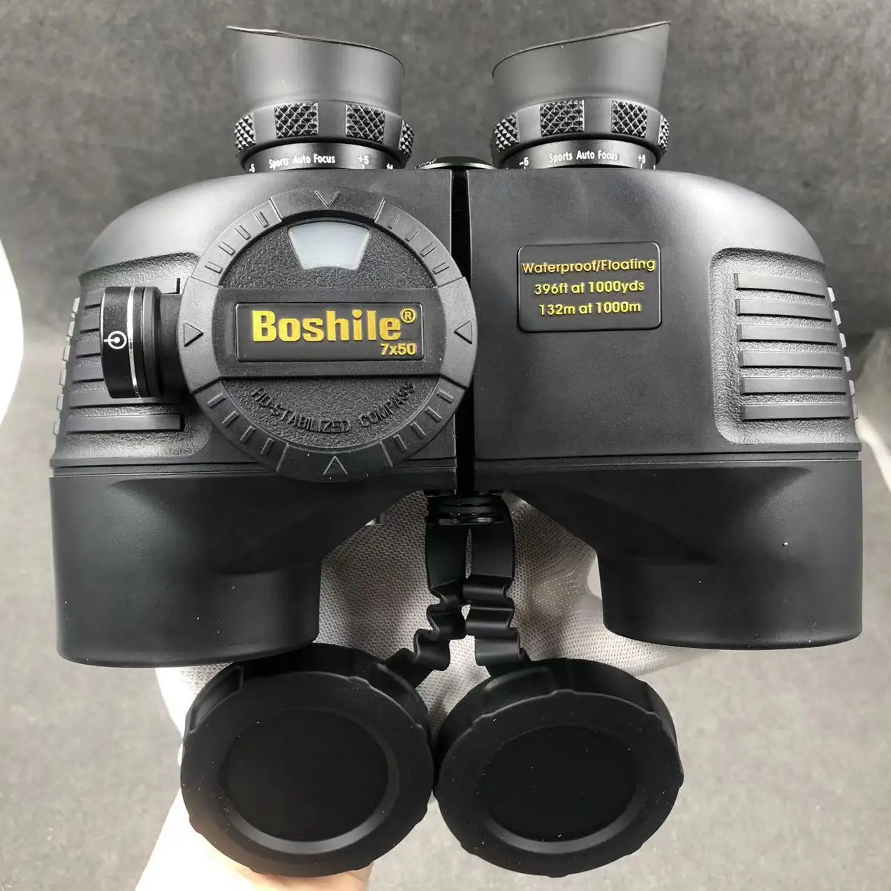 

Boshile 7x50 Military Marine Boating Binoculars With Rangefinder Compass IPX7 Waterproof BAK4 Prism For Camping Navigation
