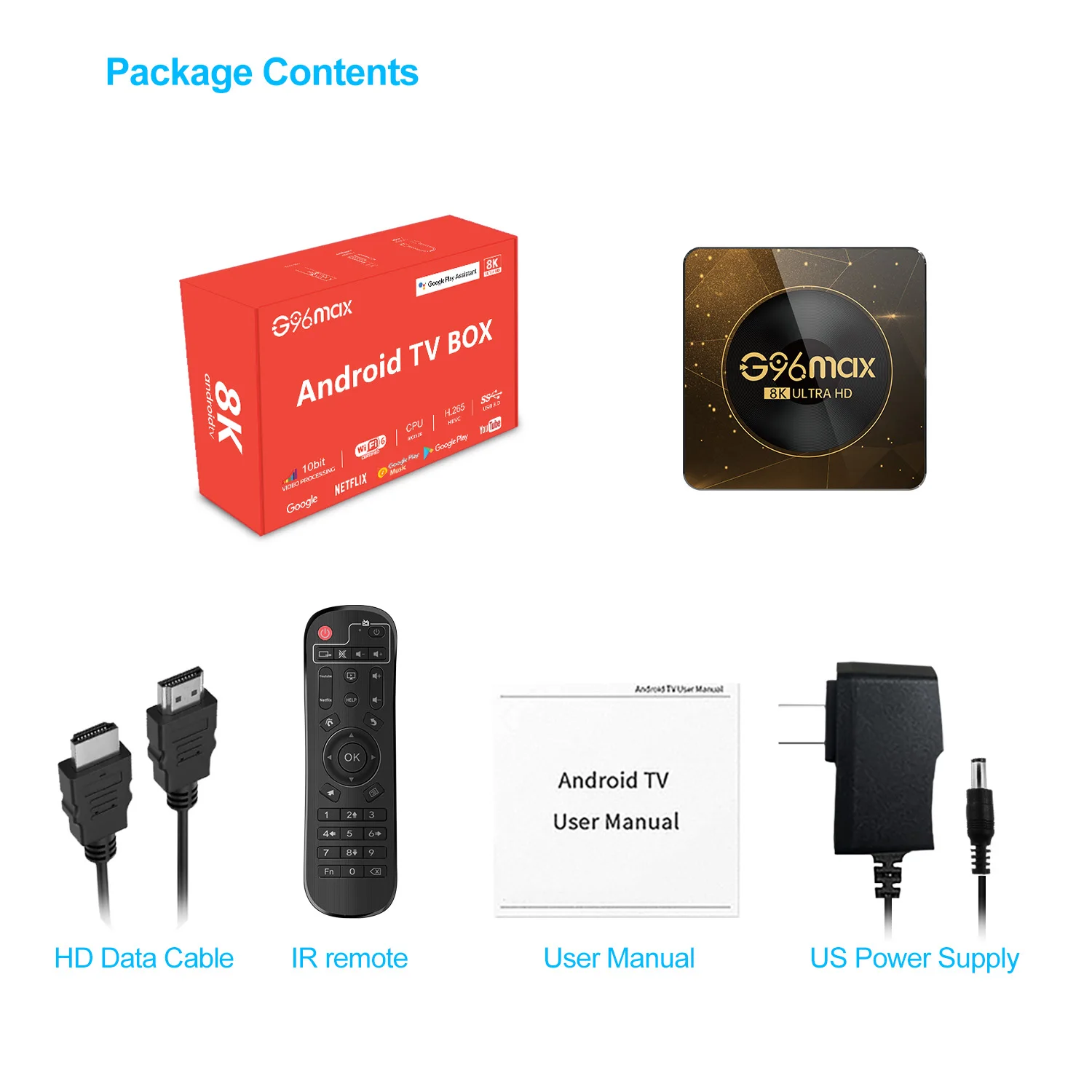 トランススピードAndroid 13.0搭載 8K TV BOX Transpeed ATV Android 13 TV BOX RK3528 With Voice Assistant