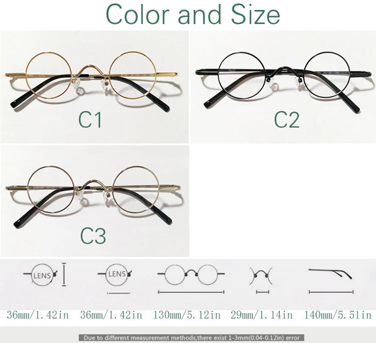 Yujo Women's Round Alloy Reading Glasses 1