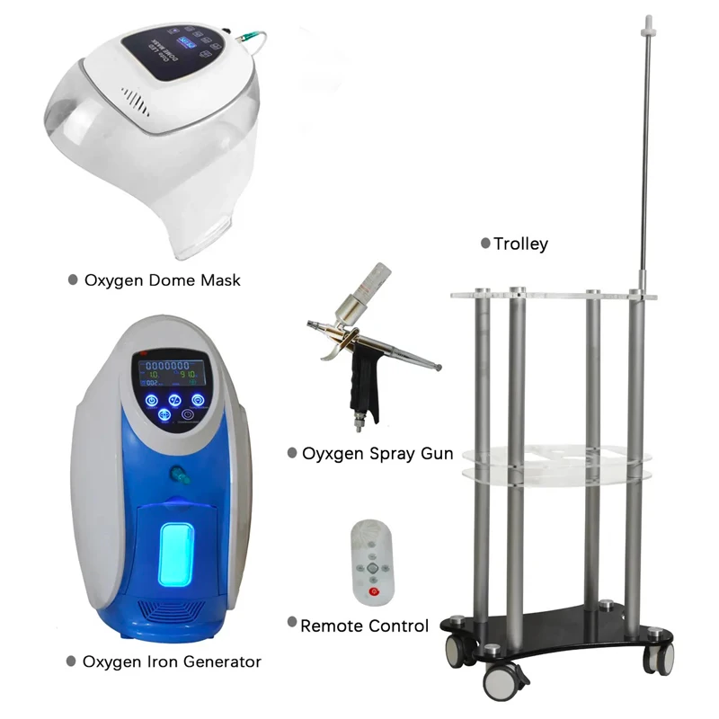 Newest Korea O2toderm Oxygen Jet Therapy Facial Machine 7 Colors