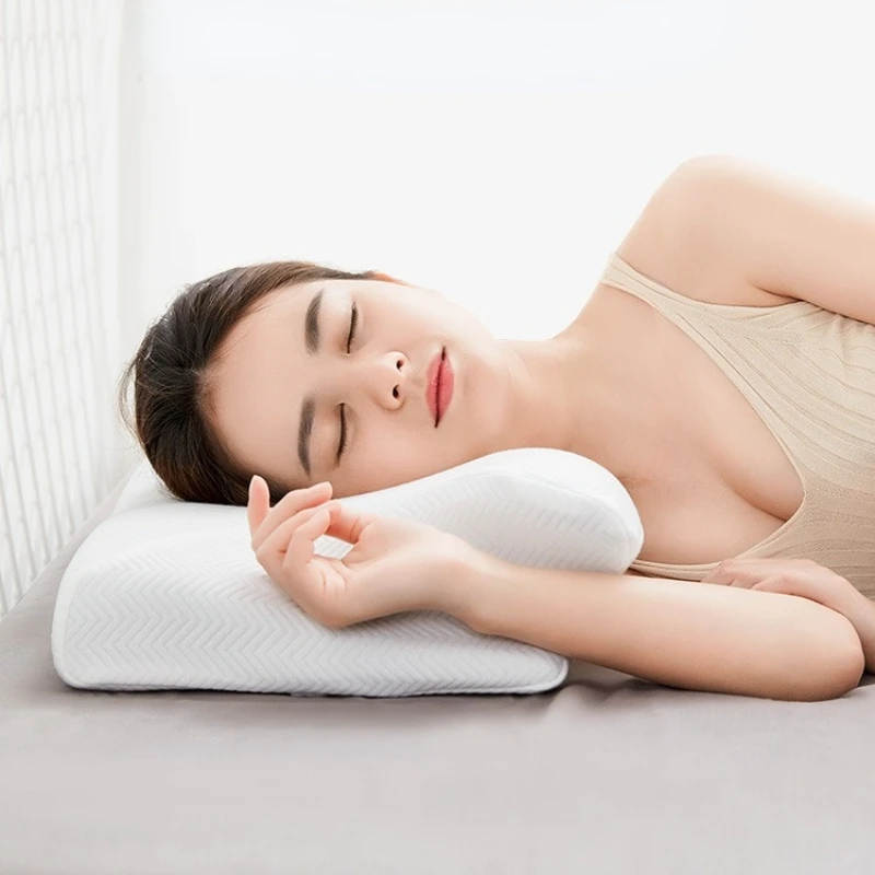 Promotion Repair Cervical Spine Pillows Memory Foam Traction Correction Pillow Sleep Comfort | Дом и сад