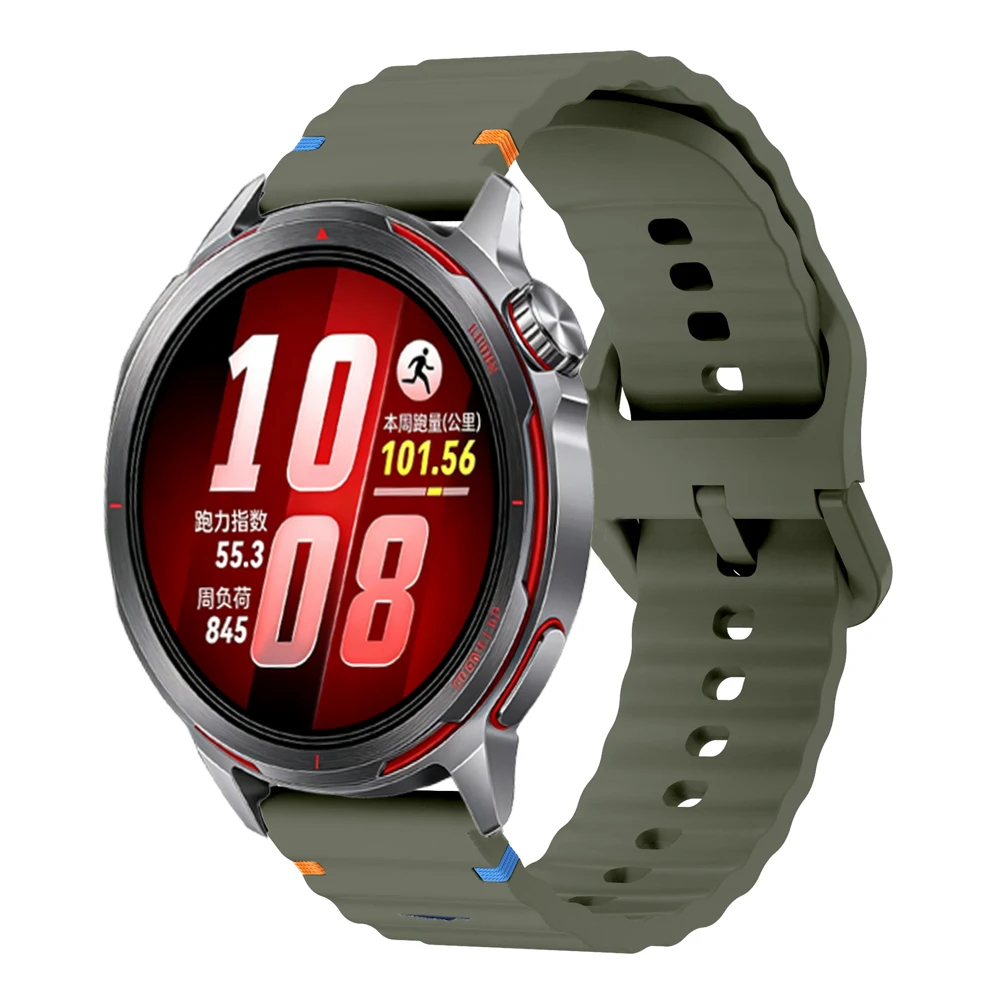 Soft Silicone Adjustable Watch Strap, 18/20/22mm - Multiple Sizes and Colors Available