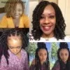 Rebecca Brazilian Remy Hair Afro kinky Curly Bulk Human Hair For Braiding 1 Bundle 50g/pc Natural Color Braids No Weft