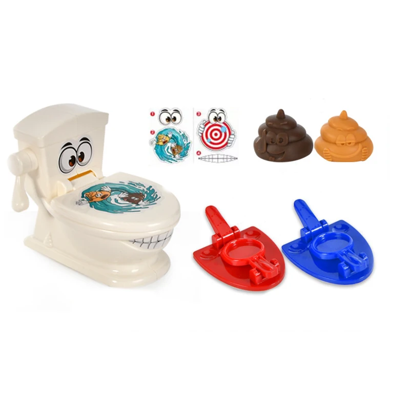 Toilet Poop Toys Party Funny Children's Sensory Toys Stool Toilet Toy for Girls and Boys Todders Kid Children Xmas Gifts 4