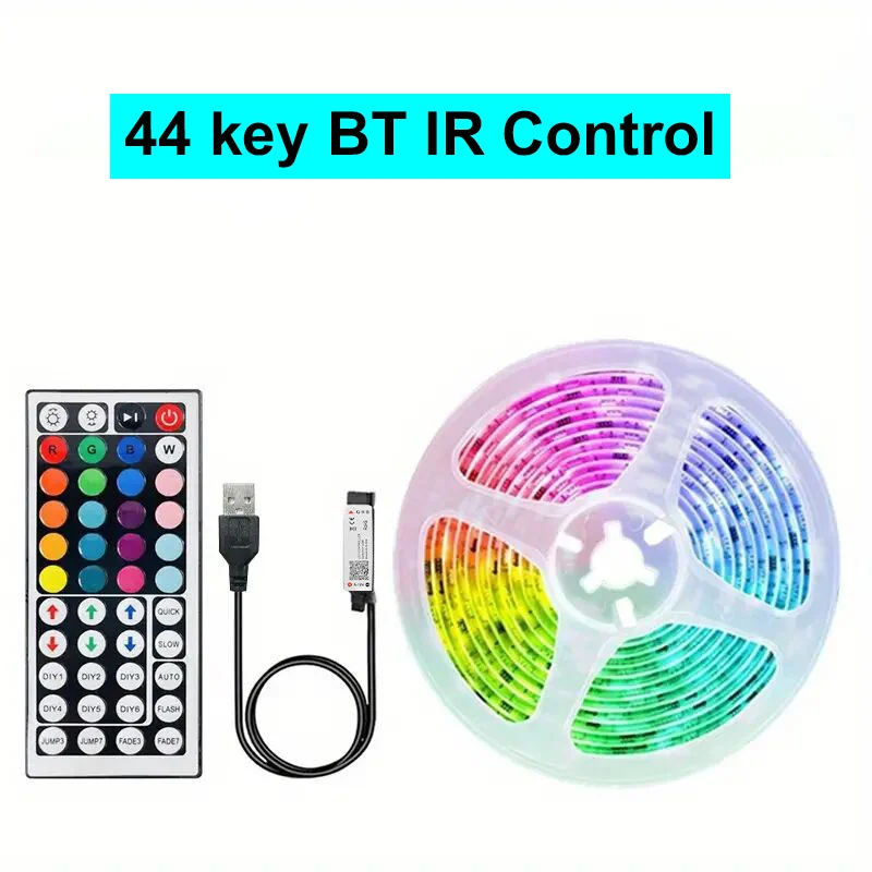ตัวเลือกสินค้า ไฟ LED อัจฉริยะ ซิงค์เพลง 5V RGB ตกแต่งบ้าน งานปาร์ตี้